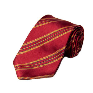 KITON NAPOLI ORANGE STRIPED TIE | MENS